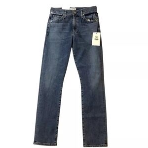 Citizens of Hunanity Skyla mid rise straight leg cropped ankle jeans